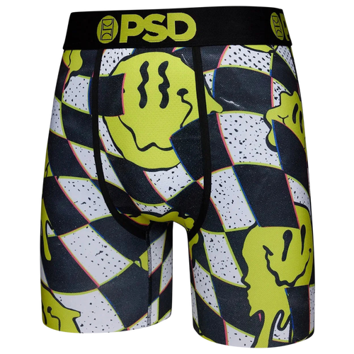 Psd Mens  Warped Smile Check Underwear In Multi/multi