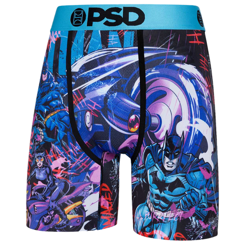 Psd Mens  Graphic Briefs In Purple/blue