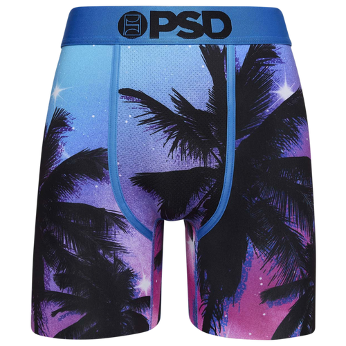 Psd Mens  Graphic Briefs In Blue/black/pink