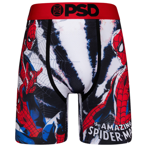 Shop Psd Mens  Spiderman Underwear In Black/red/blue