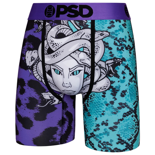 

PSD Mens PSD Kiyan Snake Eyes Underwear - Mens Purple/Teal/Grey Size XL