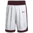 Nike Team Dri-FIT STK Crossover Shorts - Men's Team White/Team Dark Maroon