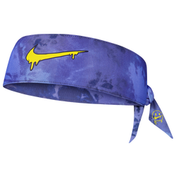 Unisex - Nike Peace, Love and Basketball Head Tie - Blue/Yellow