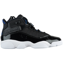 Boys' Grade School - Jordan 6 Rings - Black/Hyper Royal/White