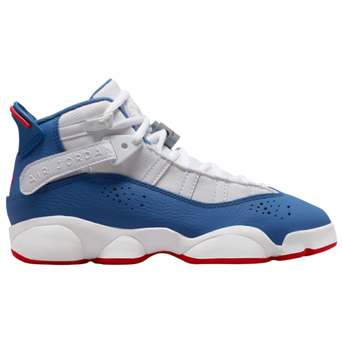 Jordan Kids' Boys  6 Rings In White/true Blue/university Red