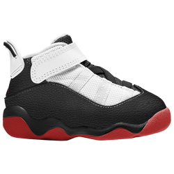 Boys' Toddler - Jordan 6 Rings - Black/White/University Red