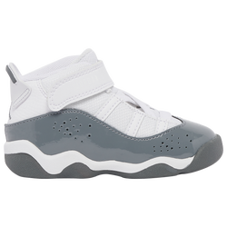 Girls' Infant - Jordan 6 Rings - White/Cool Grey/White