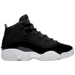 Boys' Preschool - Jordan 6 Rings - Black/Hyper Royal/White