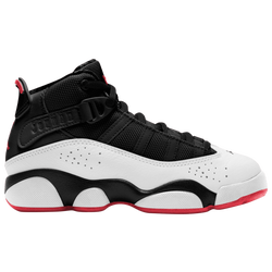 Boys' Preschool - Jordan 6 Rings - Black/University Red/White