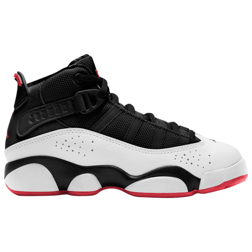 

Jordan Boys Jordan 6 Rings - Boys' Preschool Basketball Shoes Black/White/University Red Size 1.0