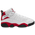 Jordan 6 Rings - Boys' Preschool White/Black/University Red