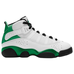 Boys' Preschool - Jordan 6 Rings - White/Lucky Green/Black