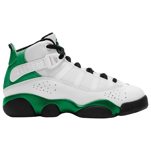 

Jordan Boys Jordan 6 Rings - Boys' Preschool Basketball Shoes White/Lucky Green/Black Size 11.0
