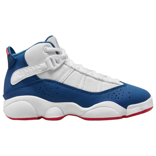 

Jordan Boys Jordan 6 Rings - Boys' Preschool Basketball Shoes White/Blue/Red Size 11.0