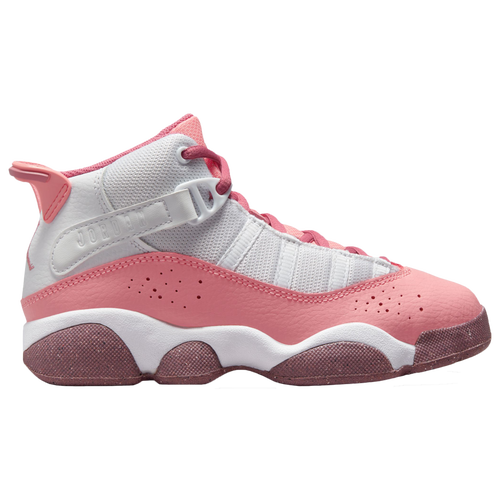 

Jordan Girls Jordan 6 Rings - Girls' Preschool Shoes Desert Berry/Coral Chalk/White Size 11.0