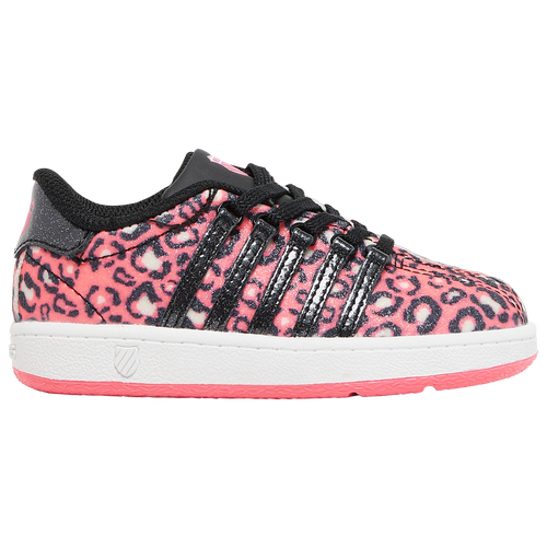 

K-Swiss Girls K-Swiss Classic LX - Girls' Toddler Running Shoes Pink/Multi/Black Size 05.0