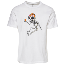 Men's - Converse Day of the Dead T-Shirt - White/White