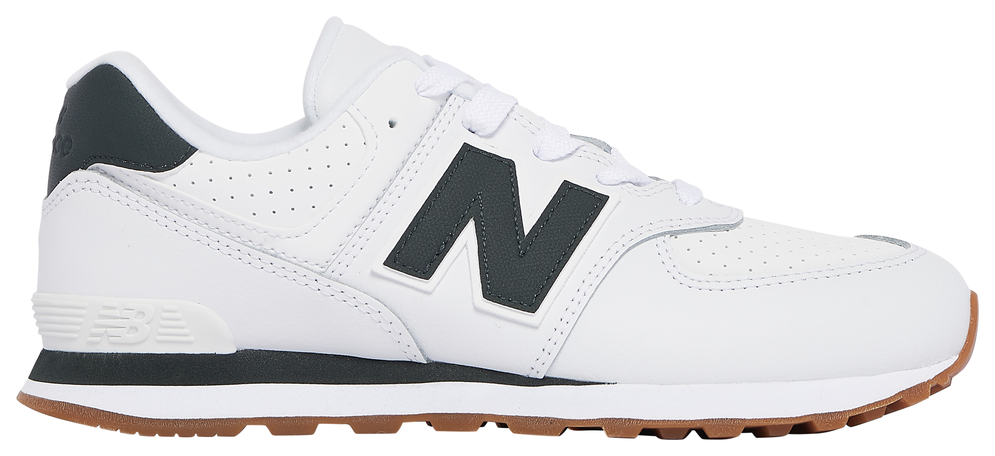 New balance shop junior white