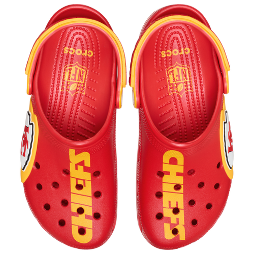 Crocs Mens NFL Classic Clogs - Shoes - Red / Yellow