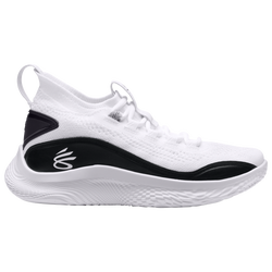 Boys' Grade School - Under Armour Curry 8 - White/Blanc/Noir
