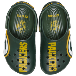 Men's - Crocs NFL Classic Clogs - Yellow/Green