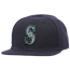 Pro Standard MLB Logo Snapback Hat - Men's Navy/White