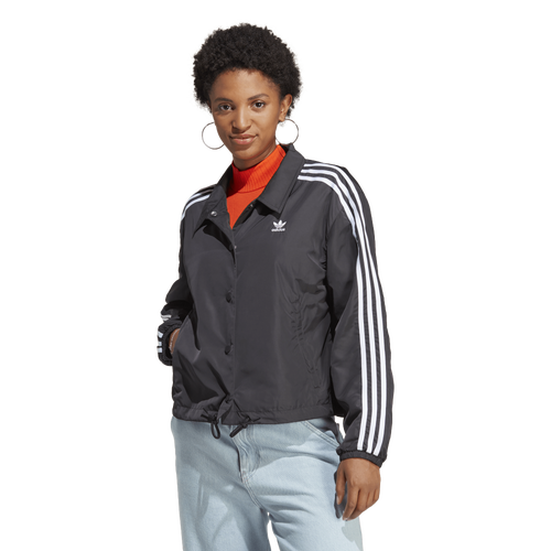 

adidas Originals Womens adidas Originals Coach Jacket - Womens Black/White Size XL