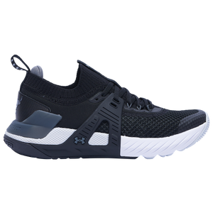 Under Armour UA Project Rock 5 Men's Training Shoes, Black / White / Pitch  Gray, 25.0 cm