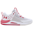 Under Armour HOVR Block City - Women's White/Red/Red
