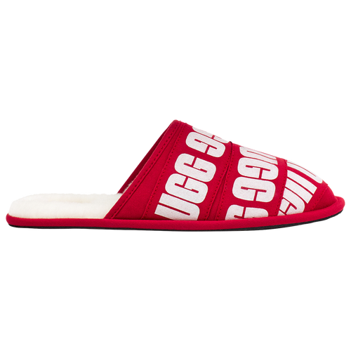 

UGG Mens UGG Scuff Logo - Mens Shoes Graphic Band Red Size 07.0