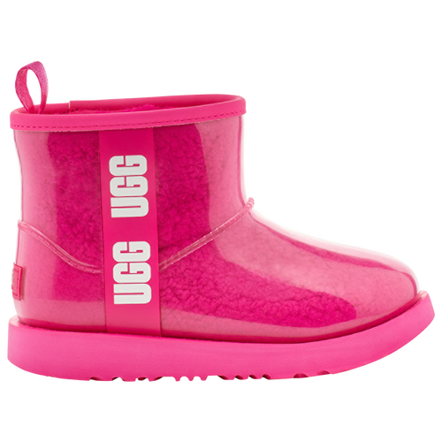 

Girls UGG UGG Classic Mini Clear - Girls' Grade School Shoe Pink/Pink Size 05.0