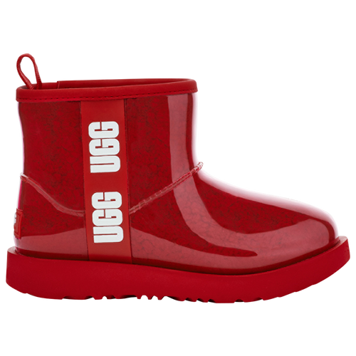 

UGG Girls UGG Classic Mini Clear - Girls' Grade School Shoes Red/Red Size 4.0