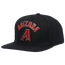 Pro Standard MLB Logo Snapback Hat - Men's Black/Red