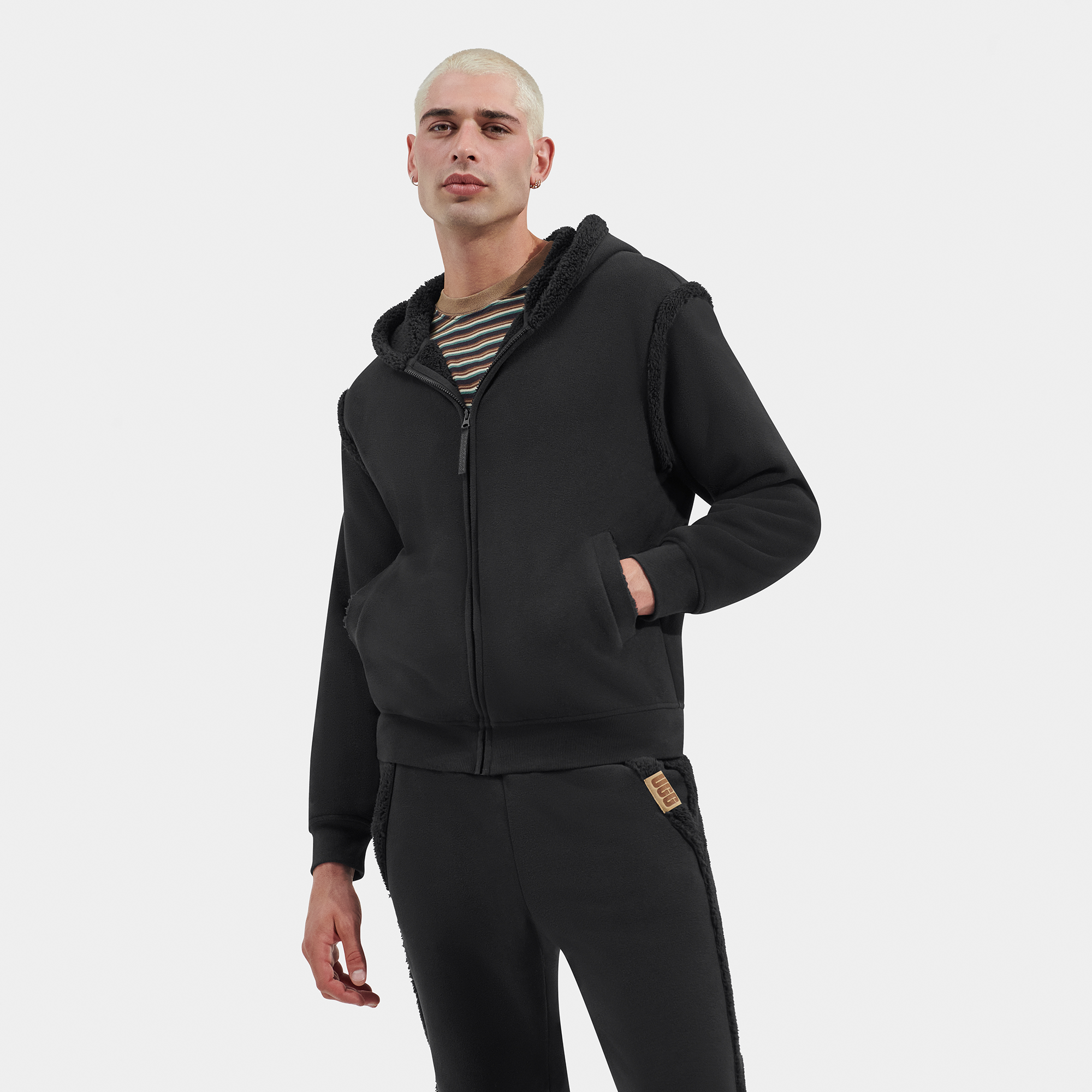 Men's Evren Bonded Fleece Zip Up Jacket