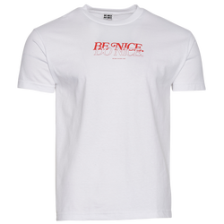 Men's - Live Life Nice Thank You T-Shirt - White/Red