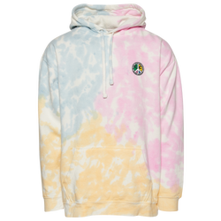 Men's - Cross Colours Peace Pullover Hoodie - Blue/Pink