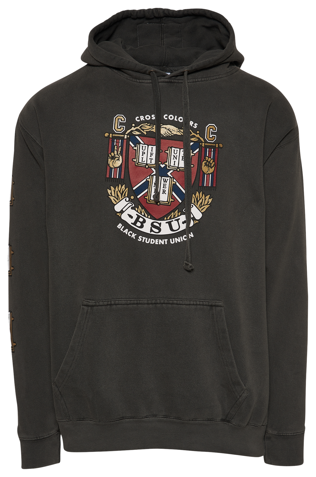 Cross Colours Crest Fleece Hoodie