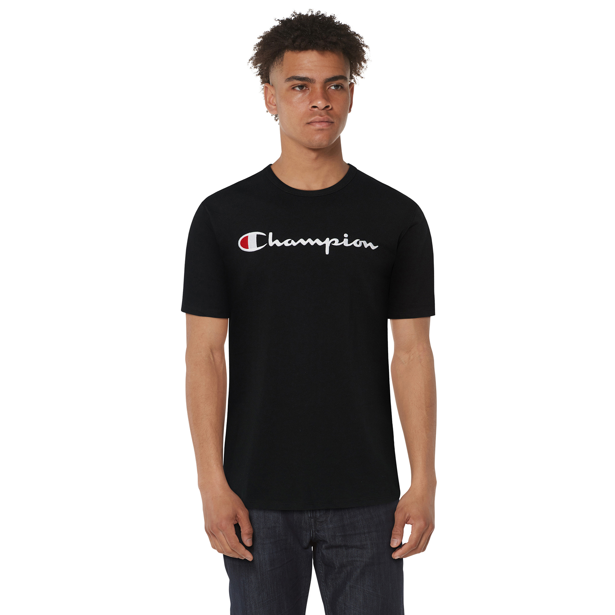 Champion Cotton Script Logo T-Shirt | Champs Sports