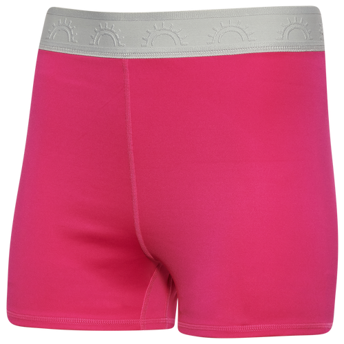 Cozi Womens  3 Inch Compression Shorts In Pink