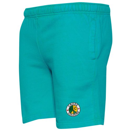 

Cross Colours Mens Cross Colours Peace Circle Logo Fleece Shorts - Mens Mint Green/Multi Size S