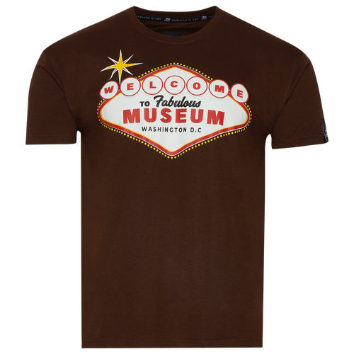 

Museum DC Mens Museum DC Fab Lights T-Shirt - Mens Brown Size M