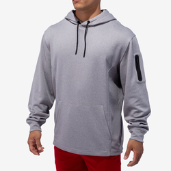 Men's - Eastbay Spirit Fleece Hoodie - Heather Grey
