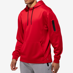 Men's - Eastbay Spirit Fleece Hoodie - Red Alert