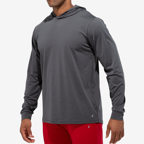 

Eastbay Pursuit Long Sleeve Pullover Hoodie - Mens Castle Rock Grey Size M