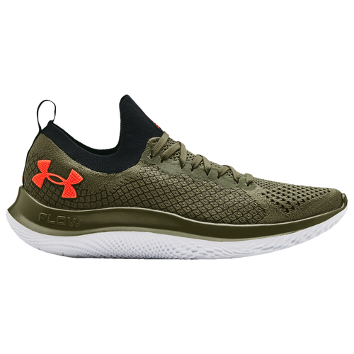 Under Armour Flow Velociti SE - Men's Running Shoes - Marine Od Green / Black / Phoenix Fire - ,,3024016-300