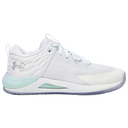 Women's - Under Armour HOVR Block City Elite - Breeze/White/Metallic Silver