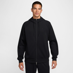 Men's - Nike Dri-FIT UV Primary Full-Zip Hoodie  - Black/Black