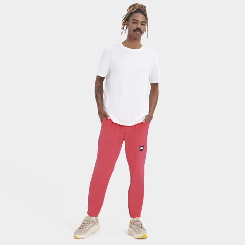 

UGG Mens UGG Malachi Fleece Joggers - Mens Pink/Black/Blue Size XL