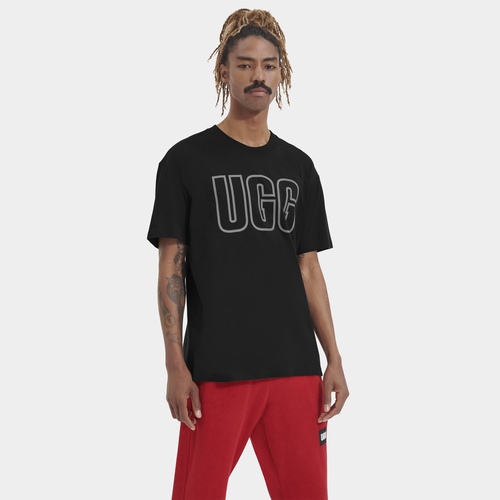 

UGG Mens UGG Rhett Foil Logo T-Shirt - Mens Black Size XL