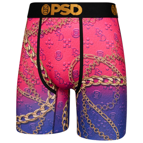 

PSD Mens PSD Bright Luxe Underwear - Mens Gold/Pink/Purple Size L